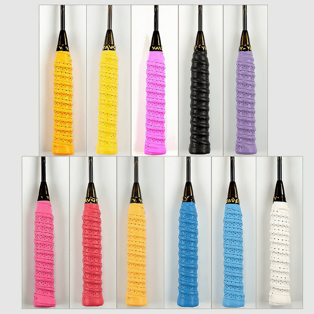 Colorful Perforated Sweat-Absorbent Racket Overgrip Tape - SF3450 for tennis and badminton.